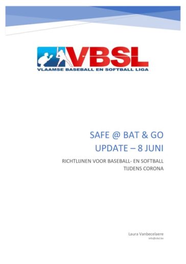 thumbnail of Safe @ bat Go – update 8 juni