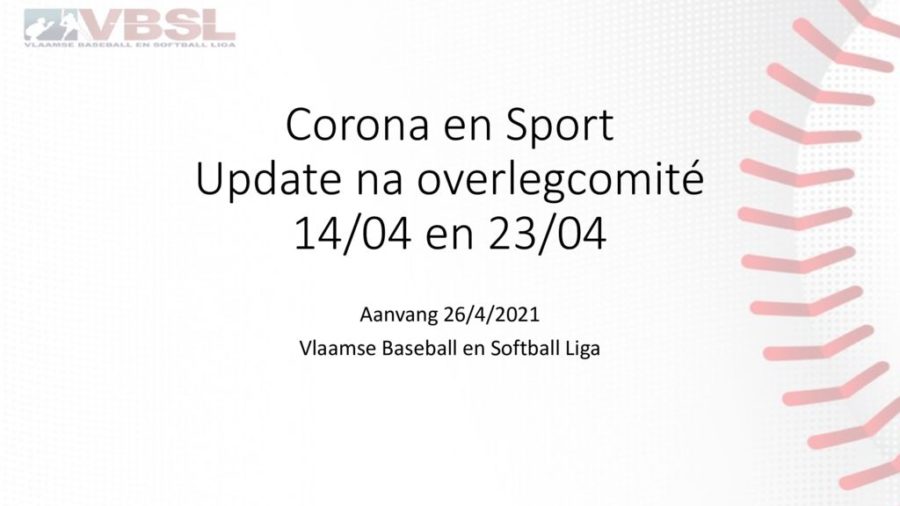 VBSL Corona update - 26 april